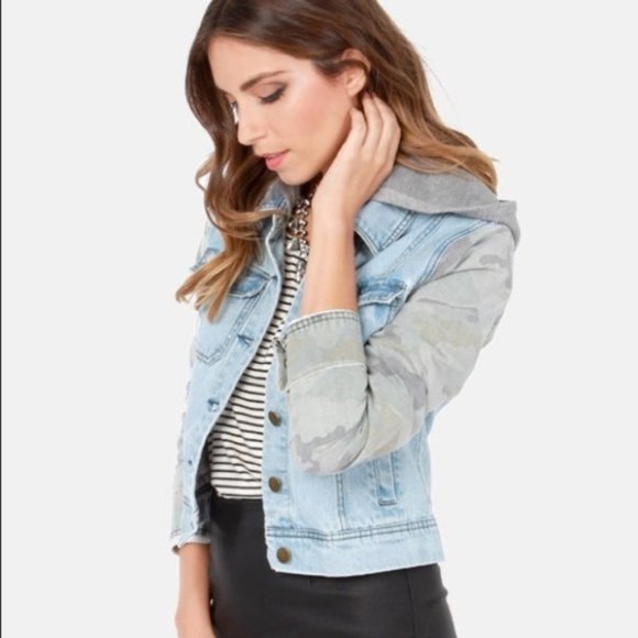 Billabong Distress Hoodie and Jeans Vest - Picture 3 of 3